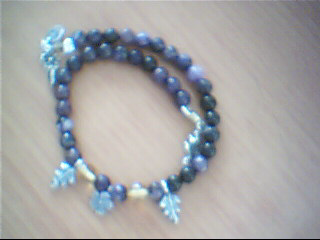 Pulsera Flor de Campo y Hojitas